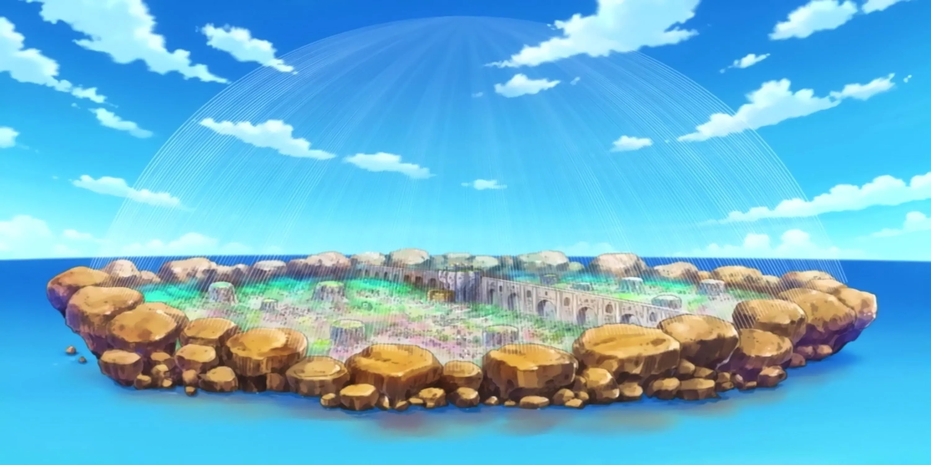 Thành phố Dressrosa rực rỡ, nơi ngự trị của Donquixote Doflamingo