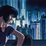 Thiếu tá Motoko Kusanagi trong anime Ghost in the Shell, biểu tượng cyberpunk