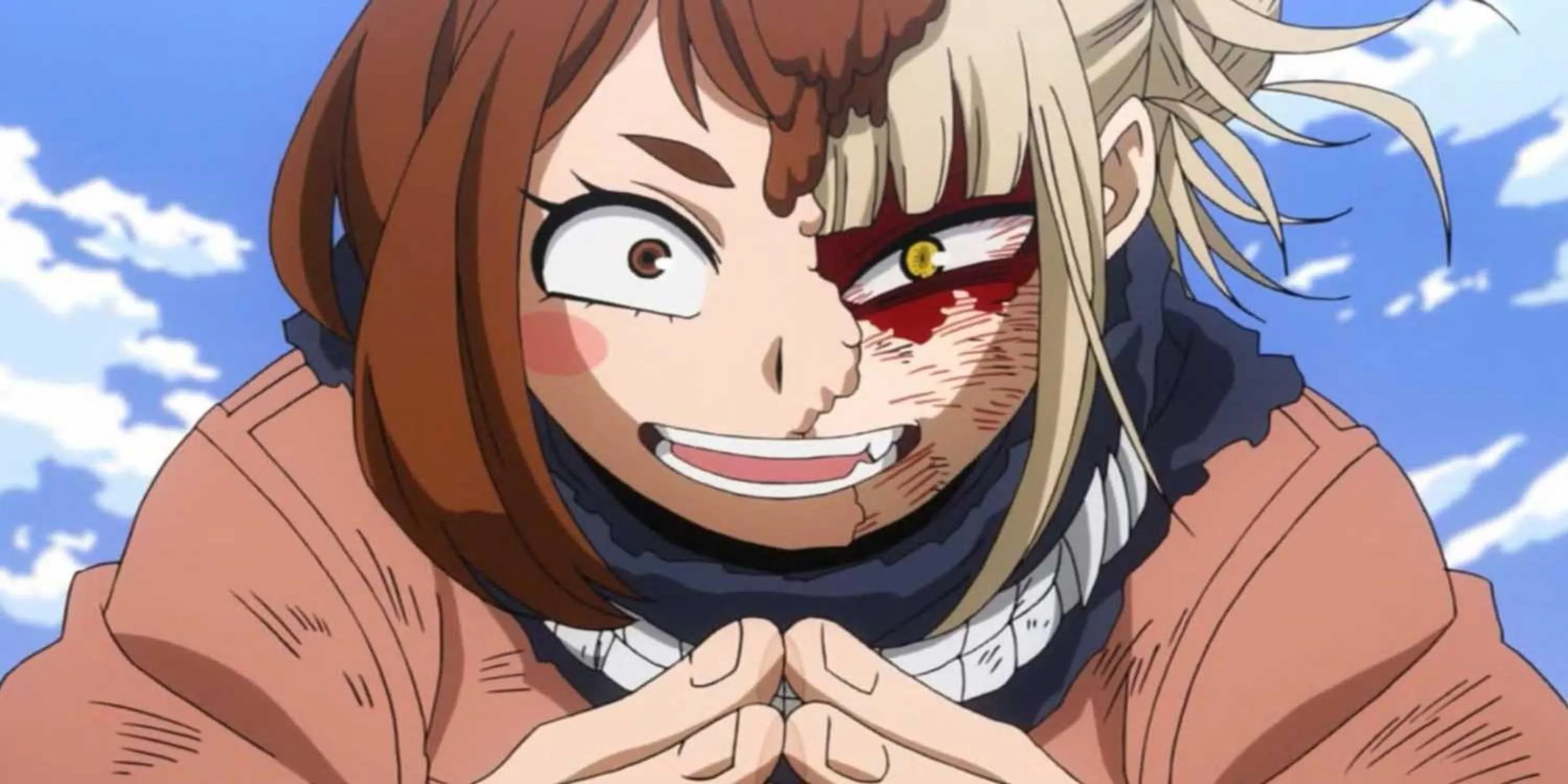 Toga sử dụng Quirk Biến Hình trong trận chiến căng thẳng My Hero Academia