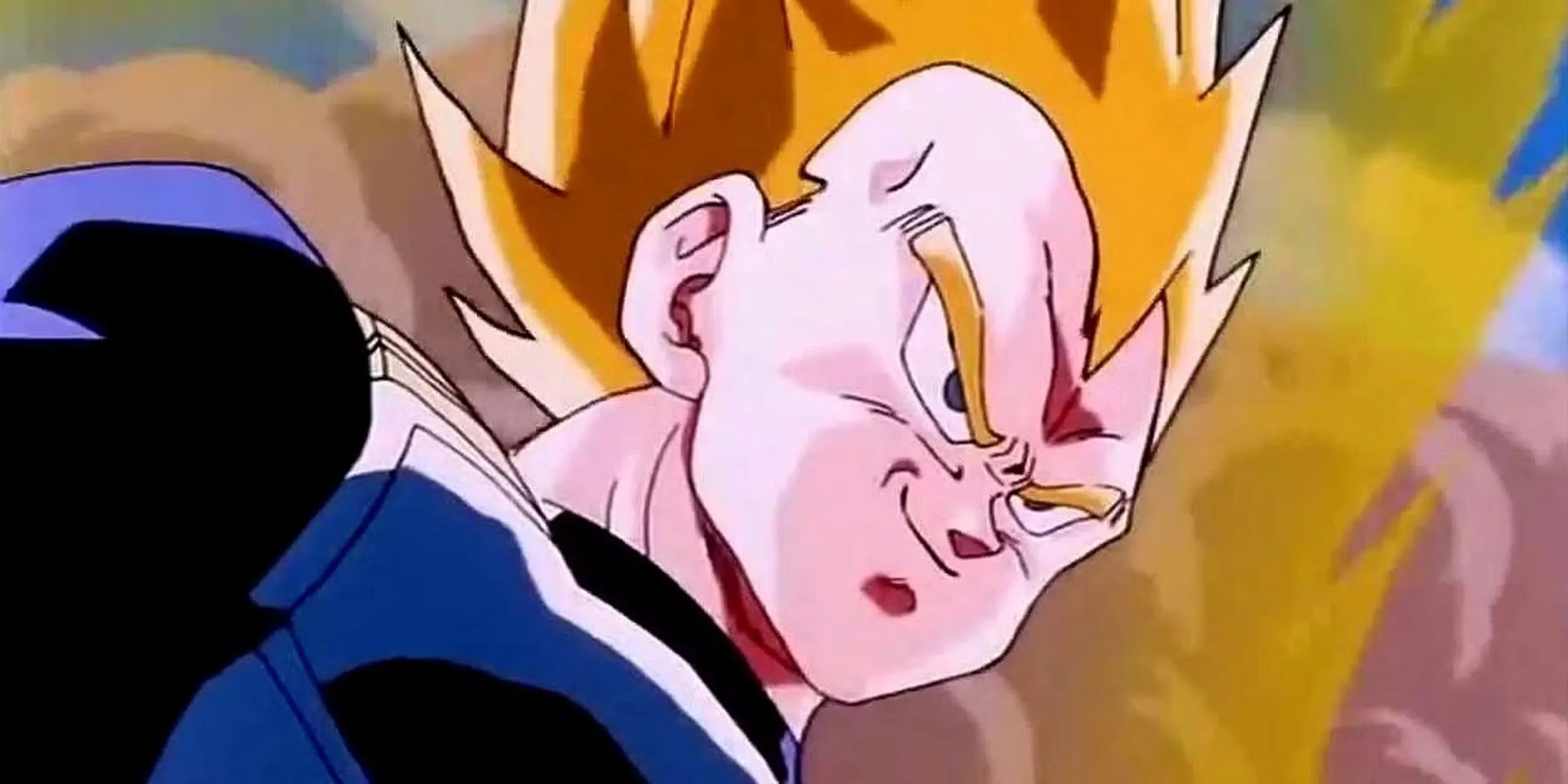 Vegeta lần đầu biến hình thành Siêu Saiyan đối đầu với các Android trong Saga Android