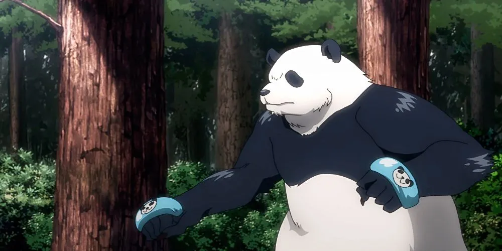 Xác chết nguyền rủa Panda với vẻ mặt trầm tư trong Jujutsu Kaisen.