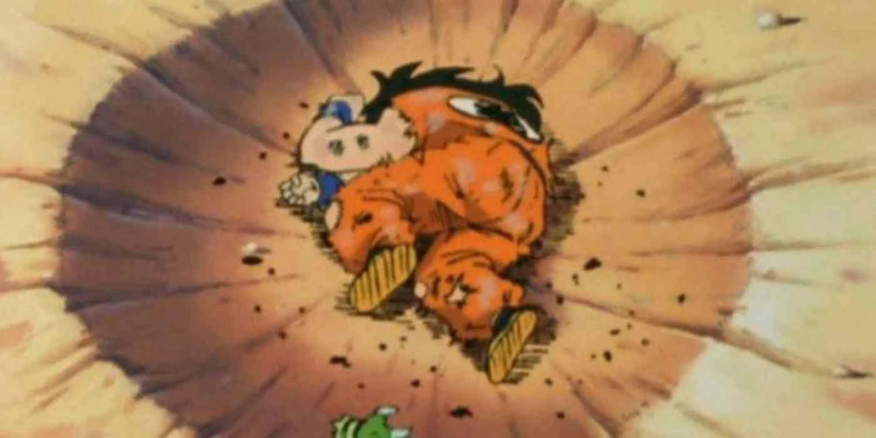 Yamcha với tư thế chết nhục nhã và trở thành meme trong Dragon Ball Z
