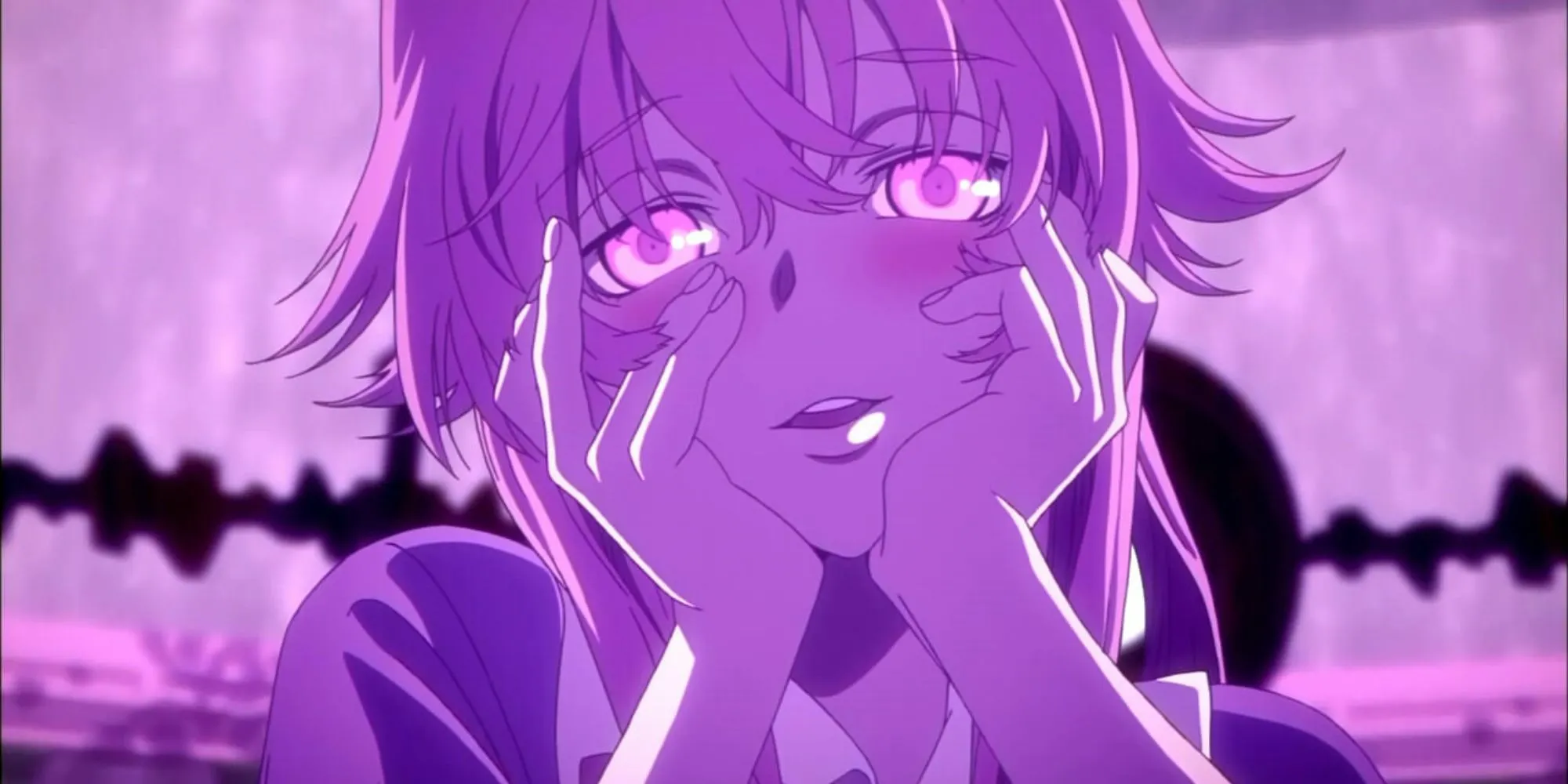 Yuno Gasai trong Future Diary chọn tình yêu thay vì ám ảnh