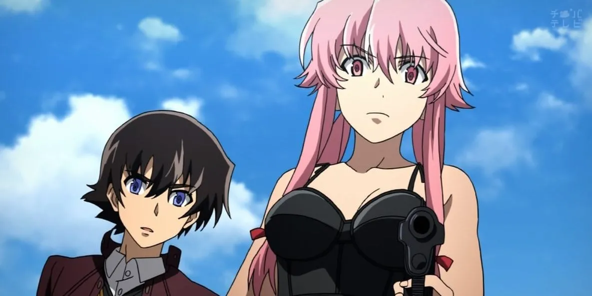 Yuno Gasai và Yukiteru Amano, cặp đôi với mối quan hệ đầy hoang tưởng và sự thật trong Future Diary