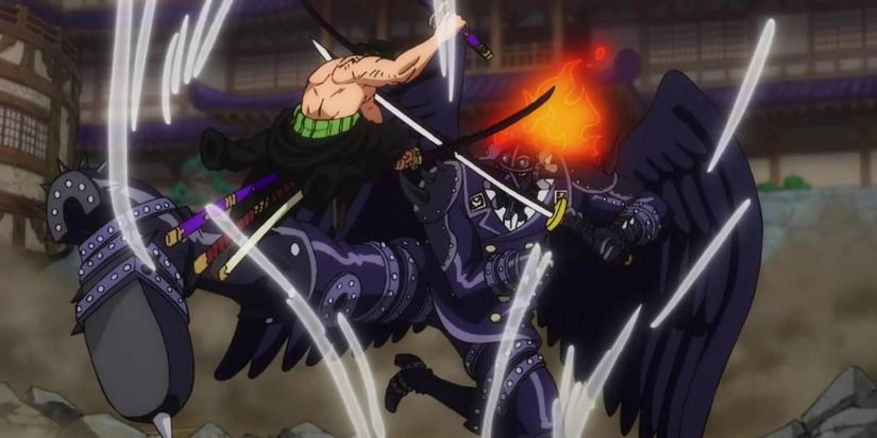 Zoro đối đầu King trong trận chiến đỉnh cao tại Onigashima