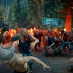 Deacon St. John đối đầu với bầy Freaker khổng lồ trong chế độ Horde Assault của Days Gone Remastered