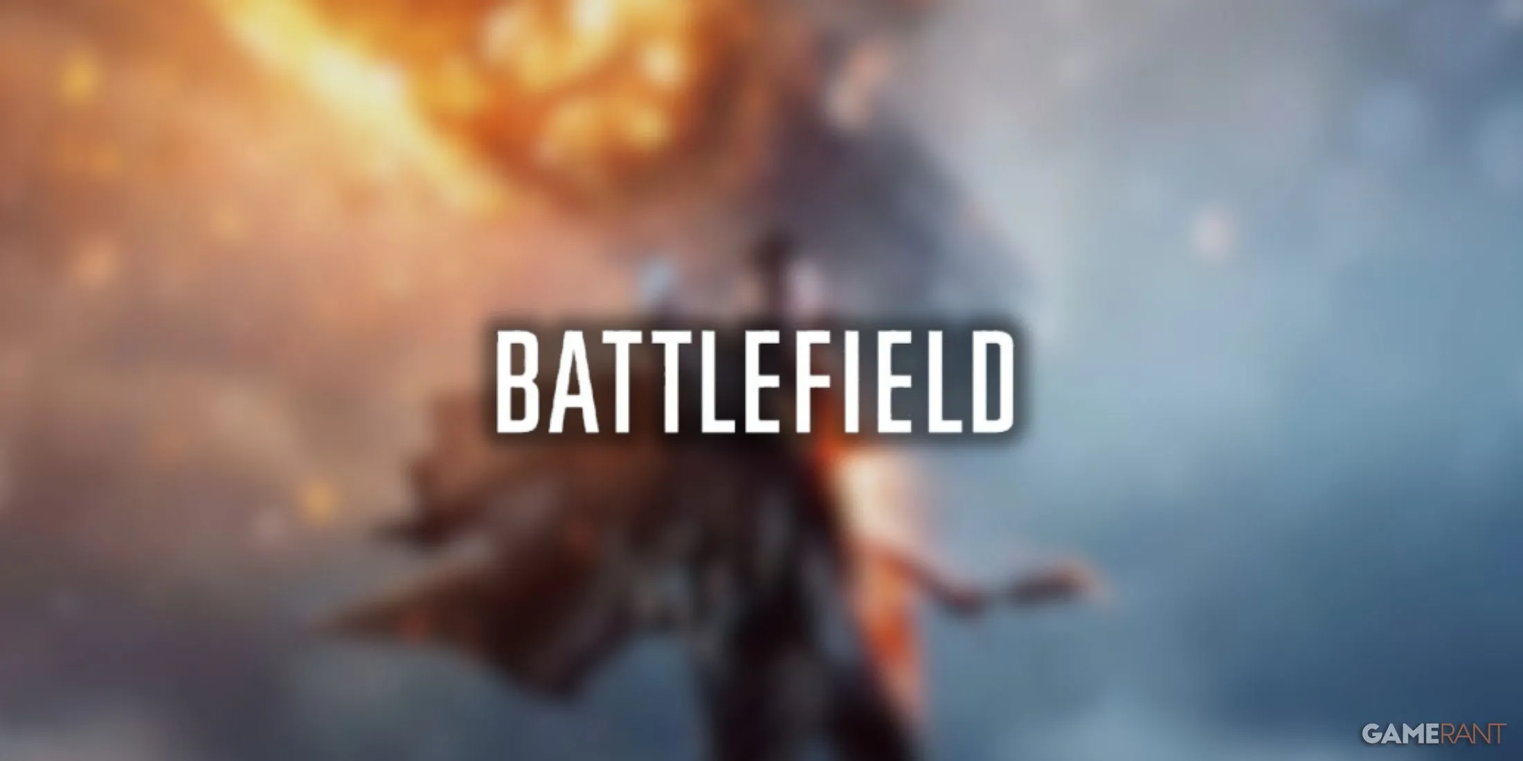 Logo Battlefield nổi bật trên nền mờ gợi nhớ hình ảnh Battlefield 1, minh họa cho định hướng trở lại truyền thống của Battlefield 6.