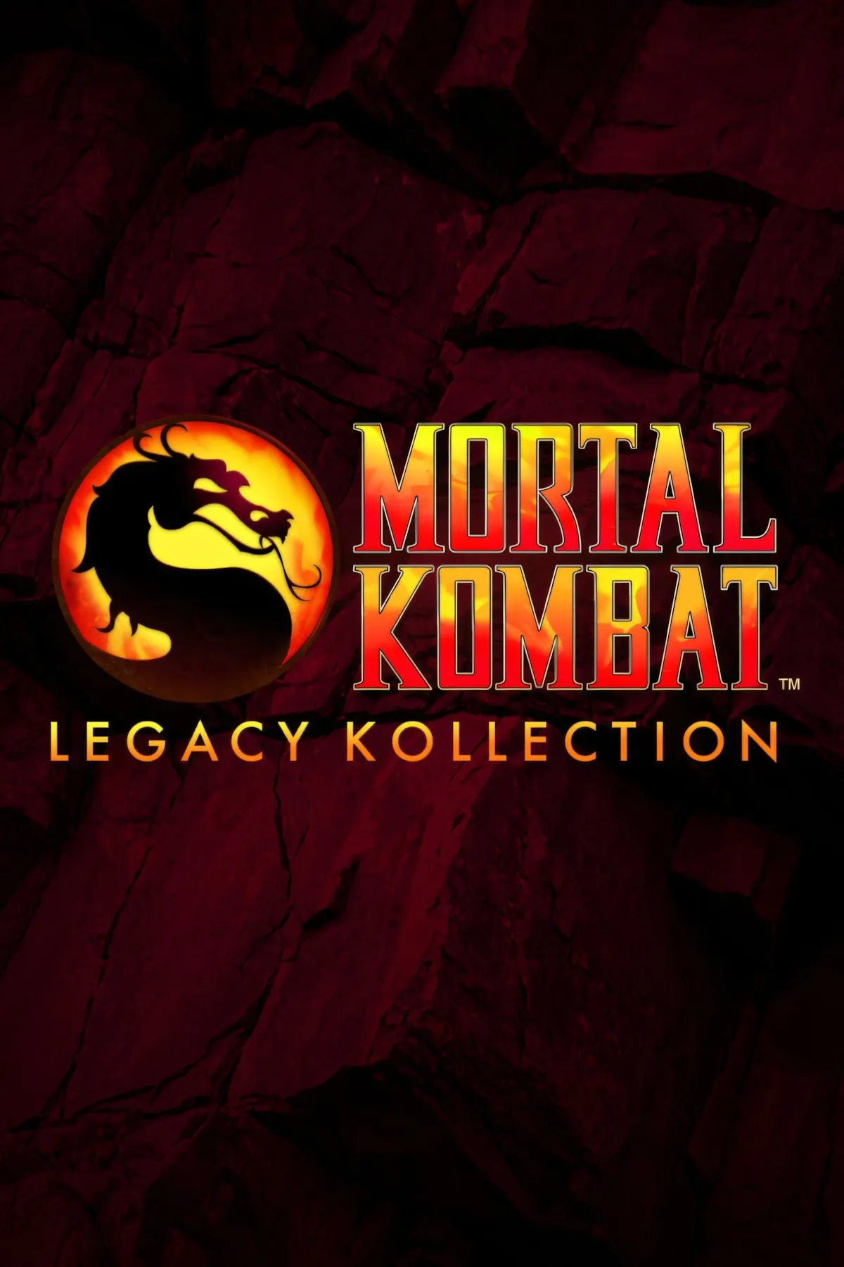 Ảnh bìa chính thức của Mortal Kombat: Legacy Kollection, với các nhân vật quen thuộc của dòng game đối kháng.