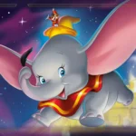 Bức tranh quảng bá nhân vật Dumbo, chuẩn bị ra mắt trong bộ bài Disney Lorcana Fabled