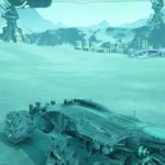 Chiếc xe Nomad khám phá hành tinh Voeld băng giá trong Mass Effect: Andromeda, tựa game từng gây tranh cãi của BioWare.