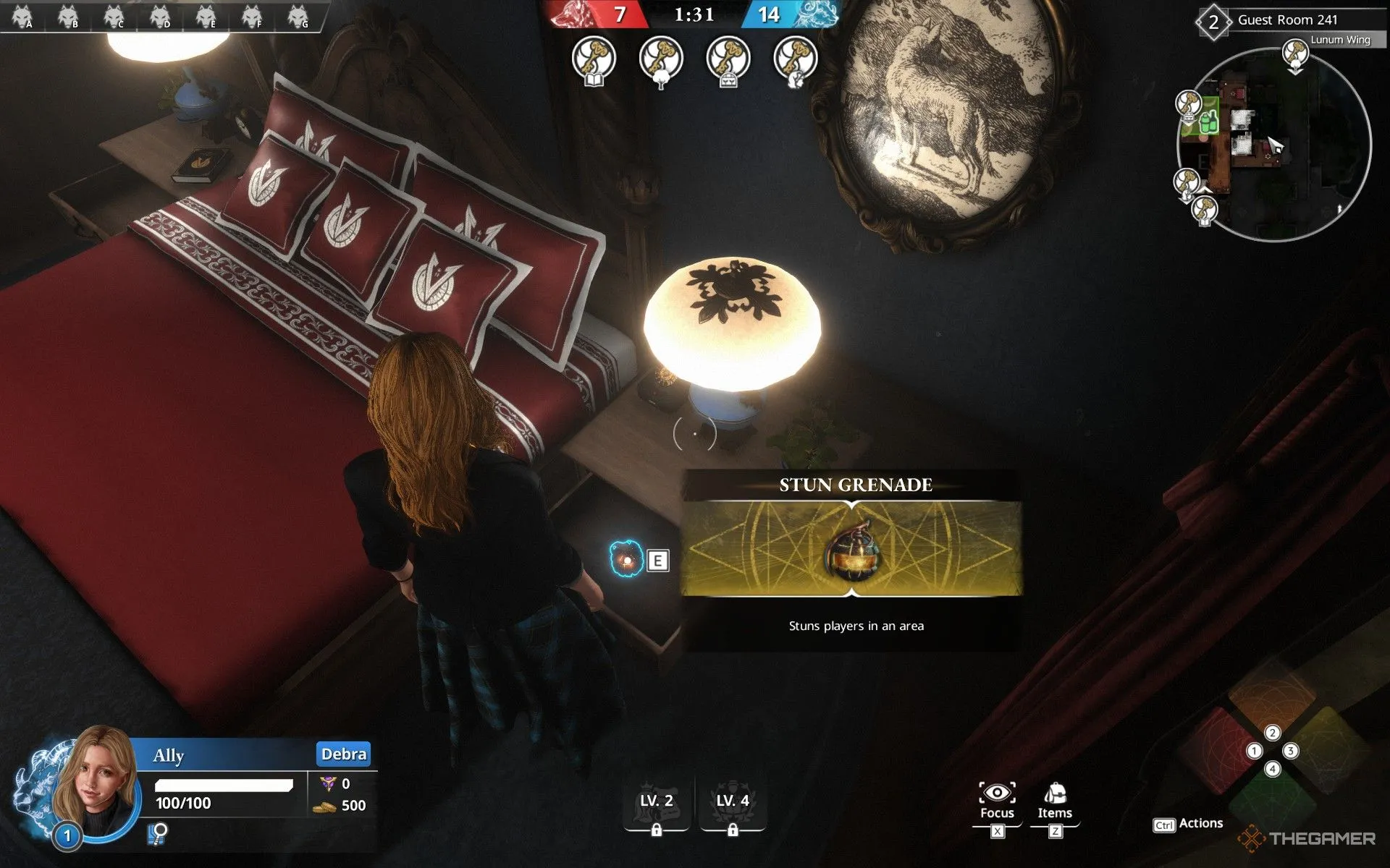 Giao diện spectate mode của Killer Inn, nơi người chơi đã chết có thể theo dõi và trò chuyện