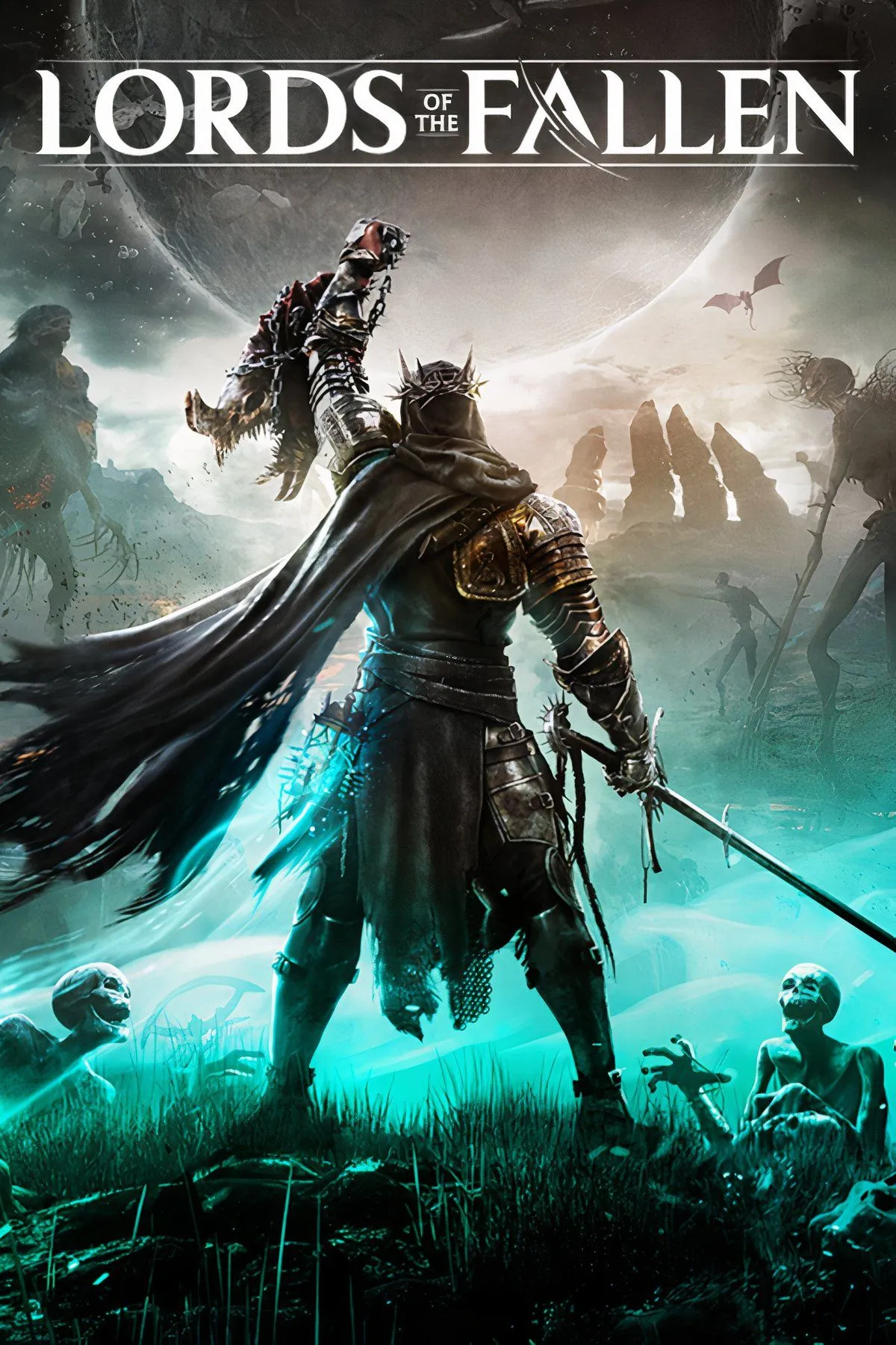 Hình ảnh tổng hợp gameplay và không khí u ám của game Lords of the Fallen 2023 sau khi CI Games công bố giảm giá bản digital.