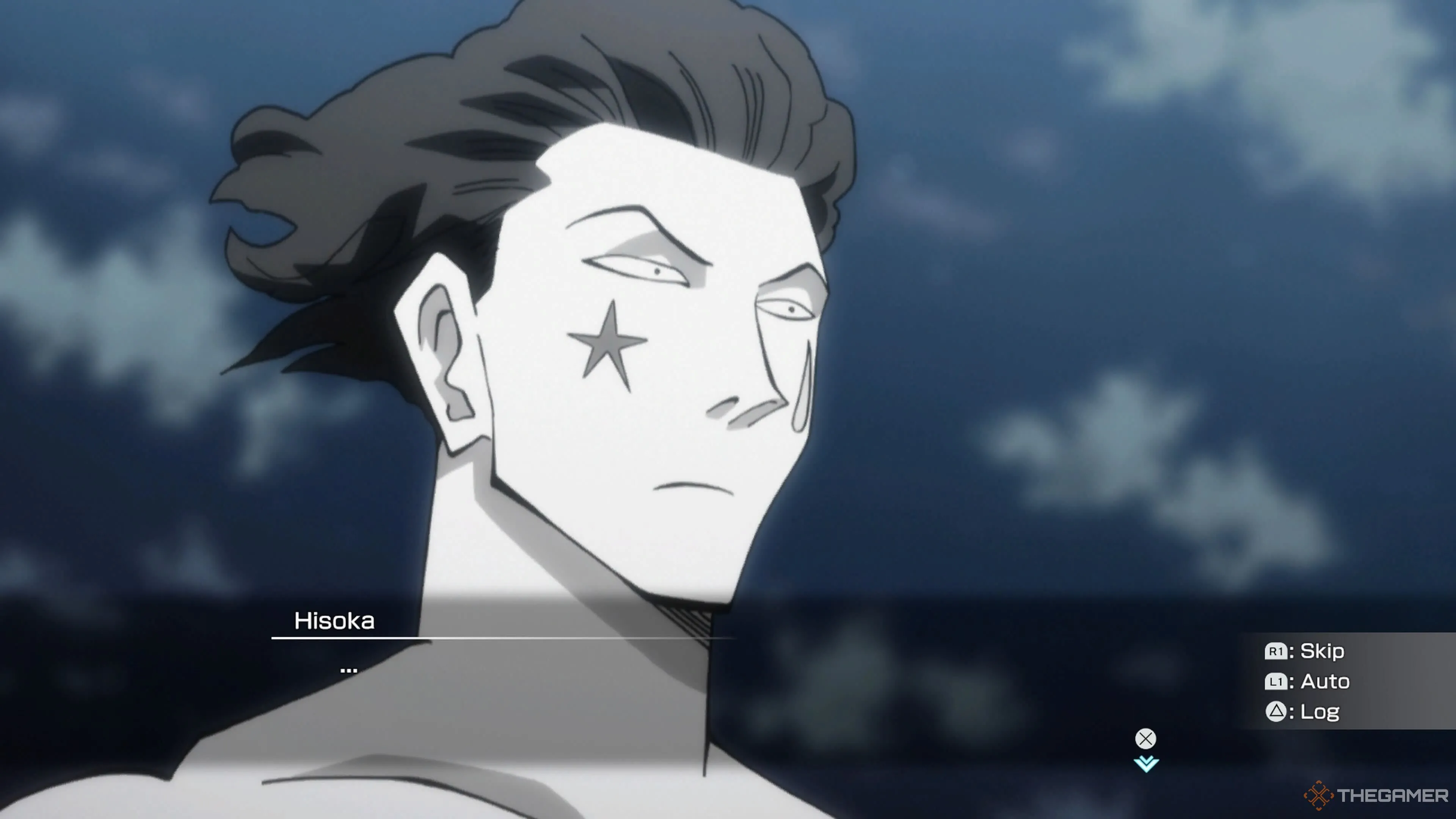 Hisoka kinh ngạc trong một phân cảnh của Hunter x Hunter: Nen x Impact, cho thấy sự biểu cảm của nhân vật