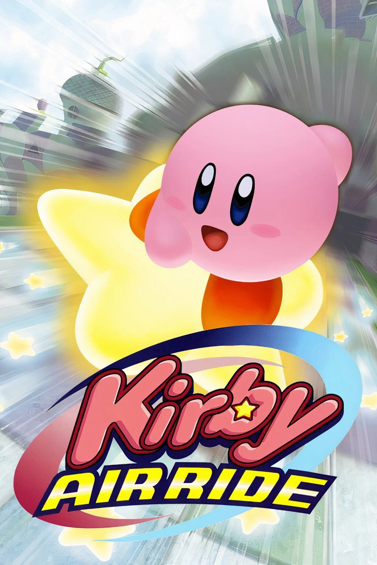 Kirby Air Ride: Chuột Kirby lướt ván trong chế độ City Trial đầy kịch tính trên GameCube