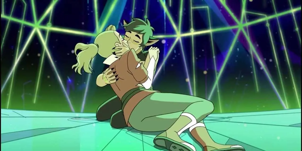 Mối quan hệ Catradora trong She-Ra, một trong những ship đồng tính nữ được yêu thích trong cộng đồng fanfiction.