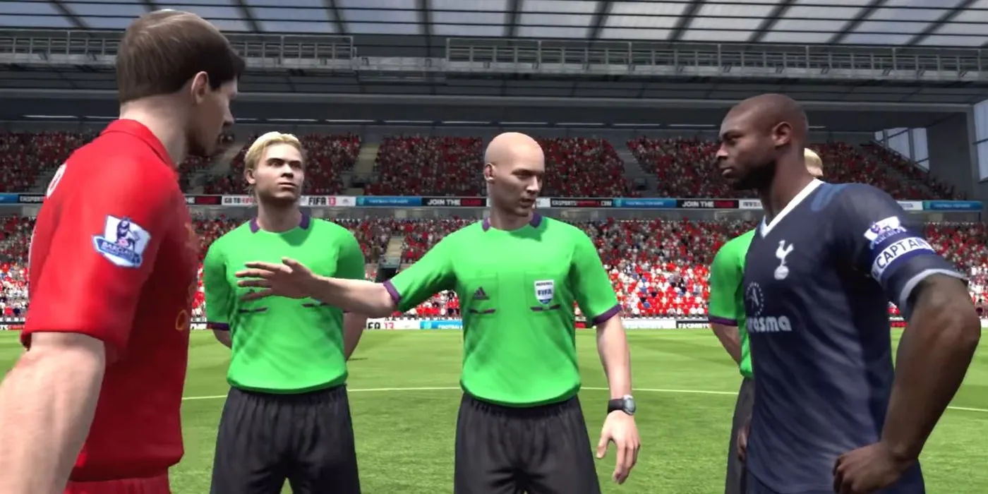 Steven Gerrard và Gallas trong giao diện trước trận đấu của FIFA 13, gợi nhớ về các huyền thoại bóng đá sẽ có mặt trong Career Mode EA FC 26