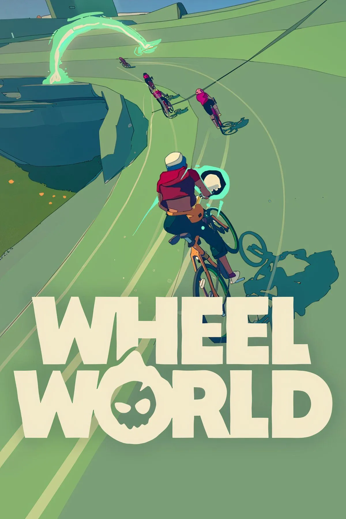 Wheel World: Xe đạp được tùy chỉnh với khung hình xúc xích khổng lồ đang chạy trên đường