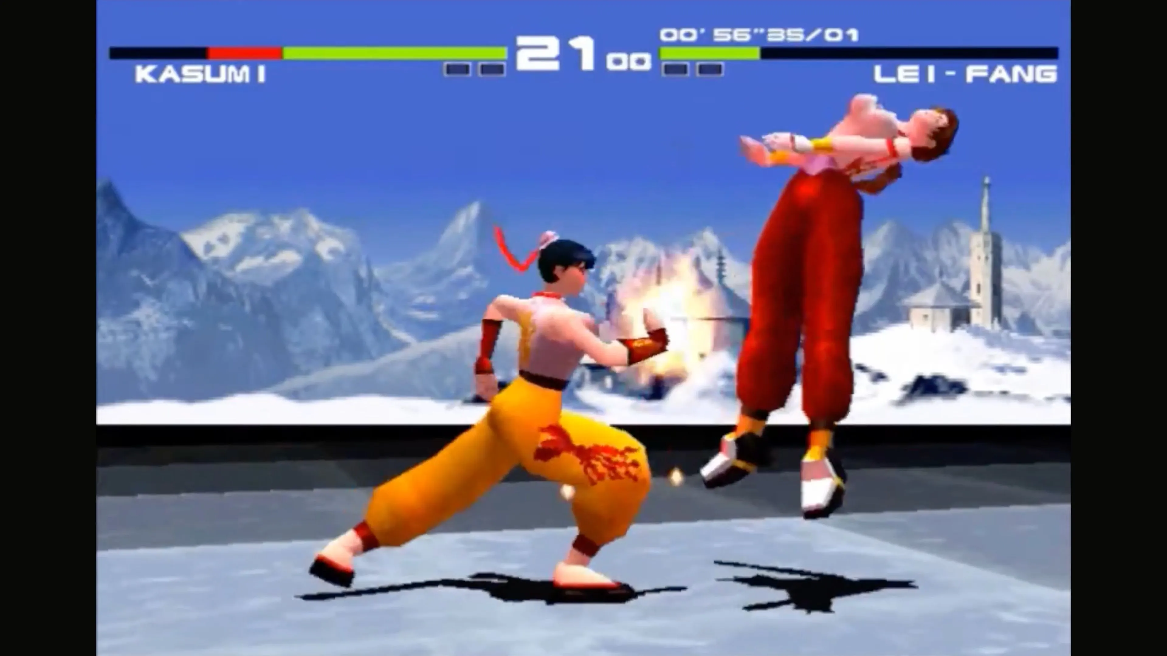 Ảnh chụp gameplay Dead or Alive: đấu tay đôi với hiệu ứng động và nhân vật đặc trưng