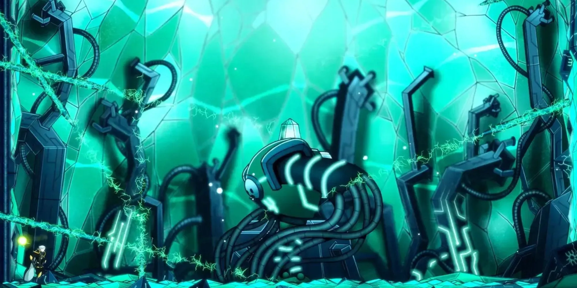 Ảnh minh họa boss và đấu trường trong Aeterna Noctis thể hiện tính thử thách cao