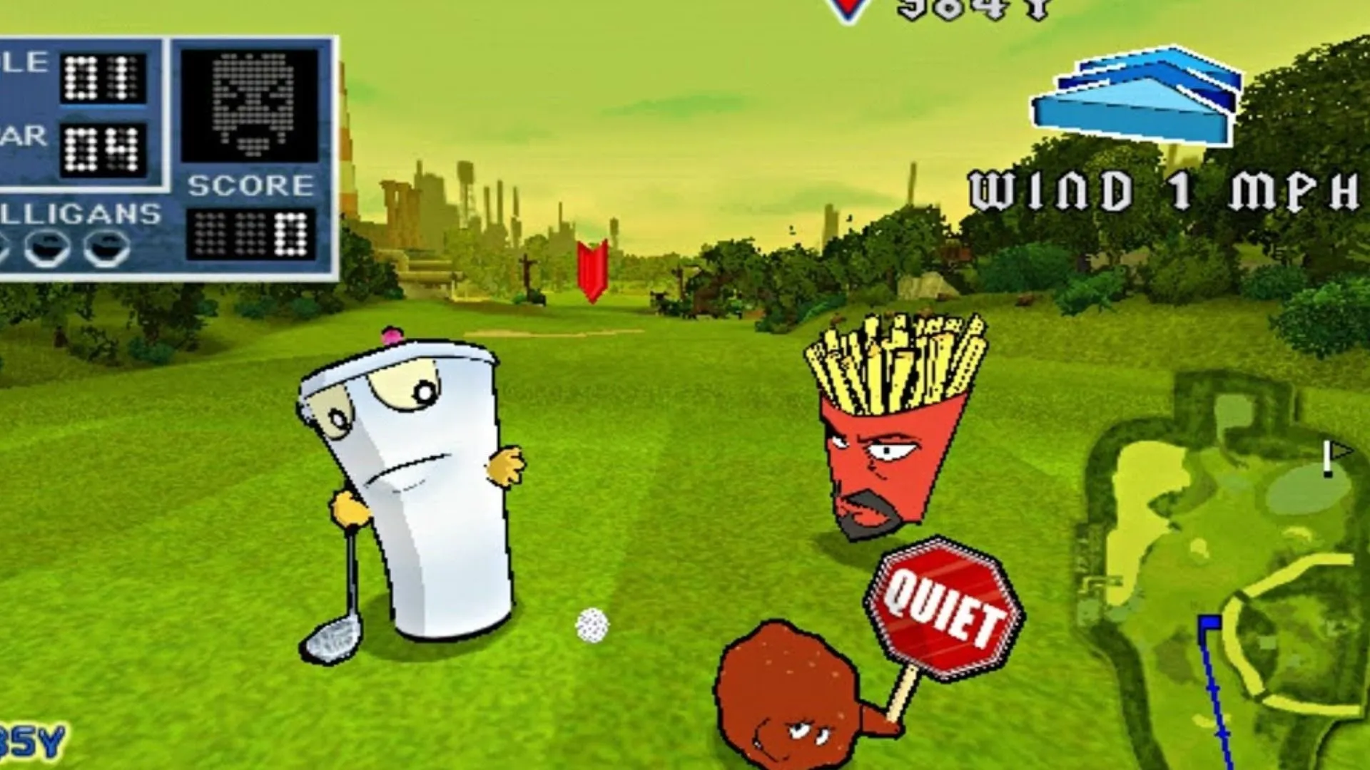Aqua Teen Hunger Force: thiết kế nhân vật hài hước nhưng gameplay mù mịt
