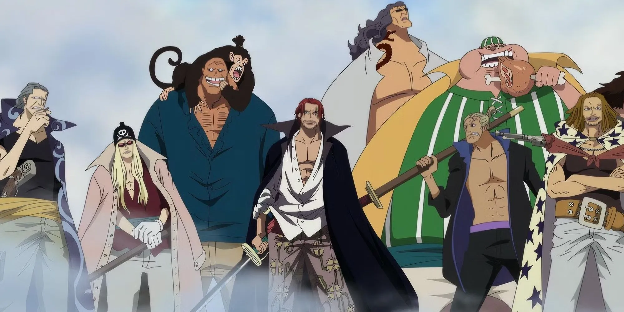 Băng Tóc Đỏ – Shanks và các thành viên tinh nhuệ giữ vai trò cân bằng trong thế lực Yonko