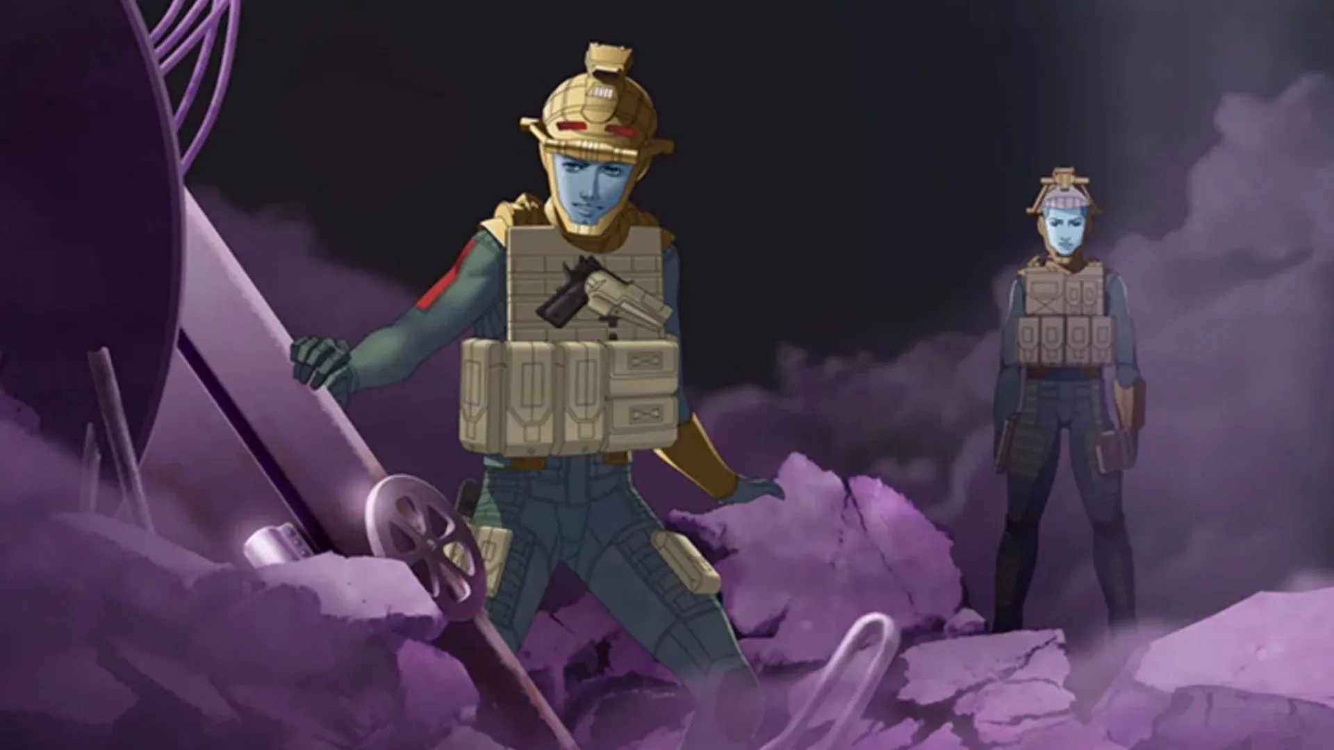 Bức tranh Schwarzvelt trong Strange Journey: quái vật và không gian bất thường ở Nam Cực