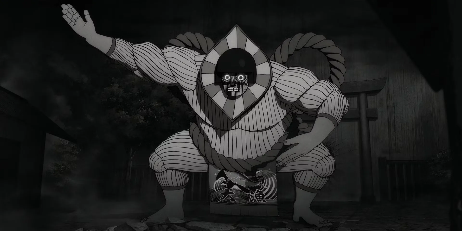 Cảnh chiến đấu giữa ma và người ngoài hành tinh trong Dandadan