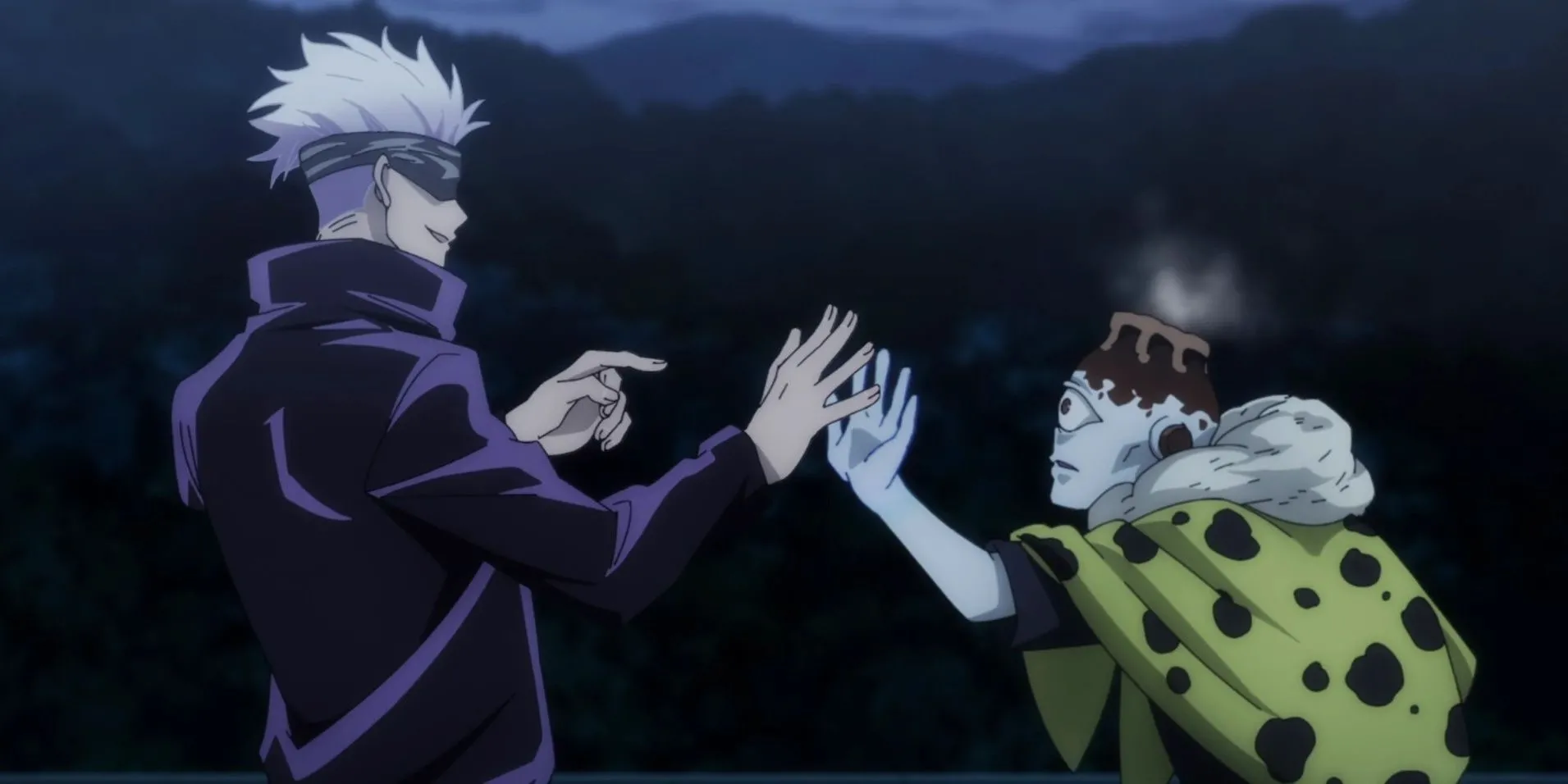 Gojo đối đầu Jogo, thể hiện sự vượt trội của kỹ thuật nguyền thuật