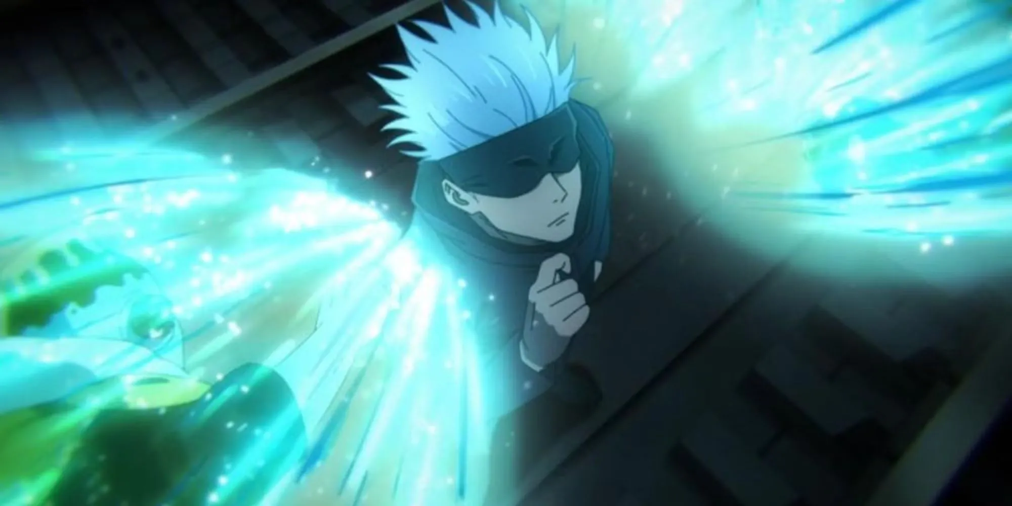 Gojo kích hoạt Unlimited Void - Domain Expansion với độ chính xác cao