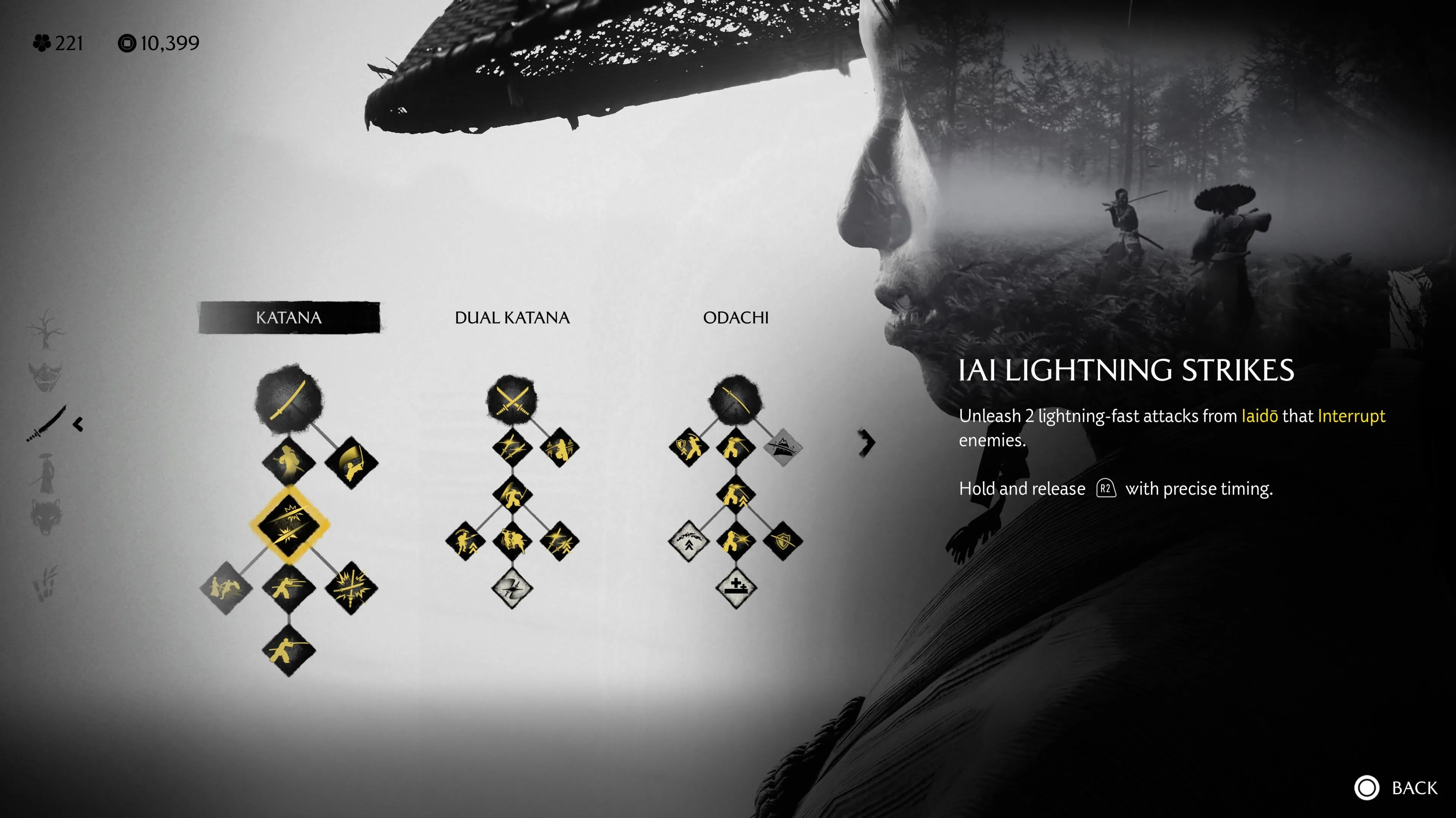 Iai Lightning Strikes tấn công chớp nhoáng với Dual Katana