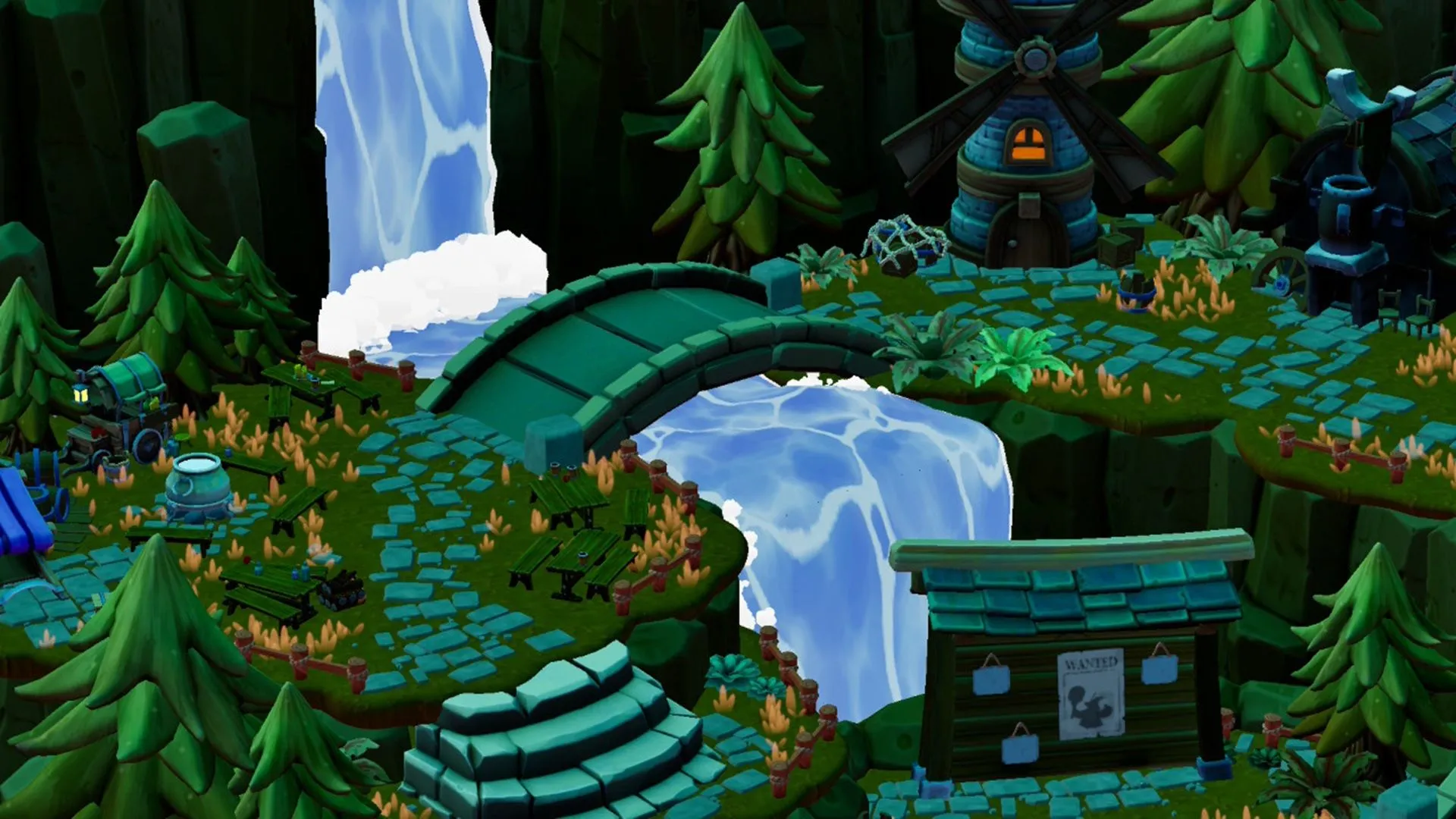 Khu hub Tangle với phong cách RPG kết hợp thế giới Nickelodeon