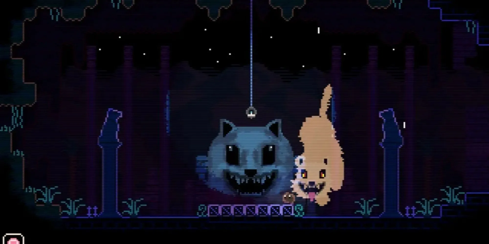 Khung cảnh trừu tượng và các cơ chế ẩn trong Animal Well kích thích sự tò mò của người chơi