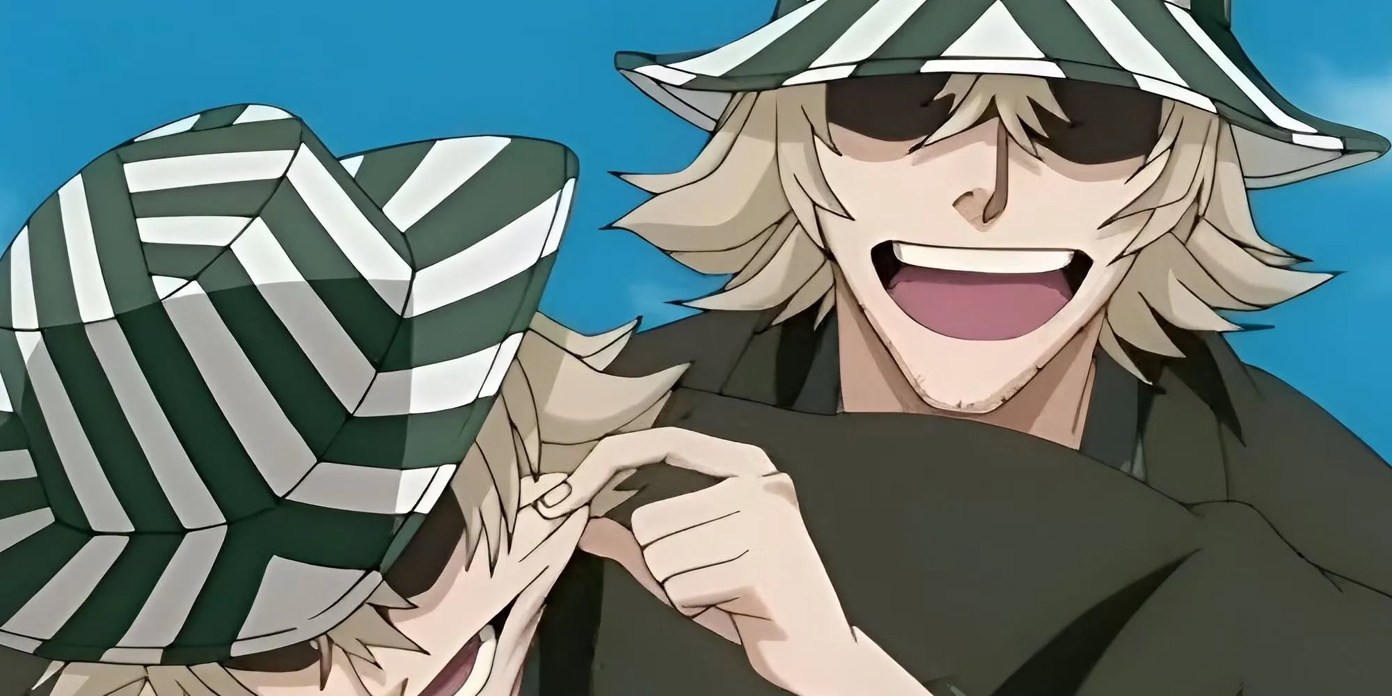 Kisuke Urahara với chiếc mũ xô tượng trưng cho bí ẩn và xa cách