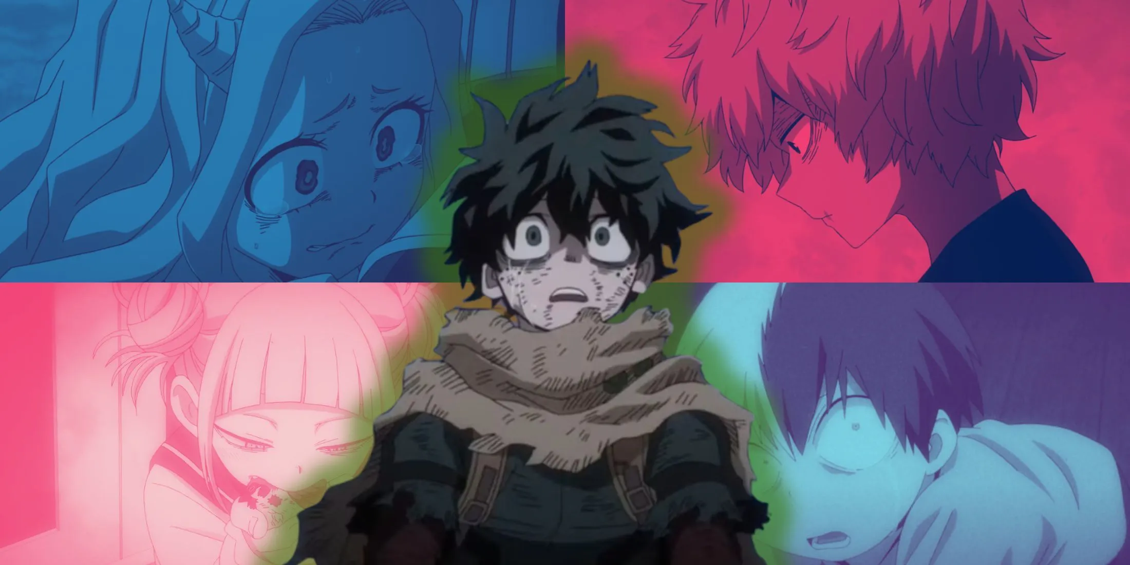 My Hero Academia Eri, Himiko Toga, Tomura Shigaraki, Shoto Todoroki, Izuku Midoriya MHA