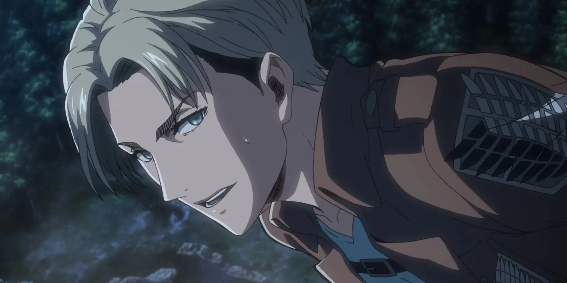 Nanaba trong khoảnh khắc đau đớn trên chiến trường, gọi cha trước khi hy sinh