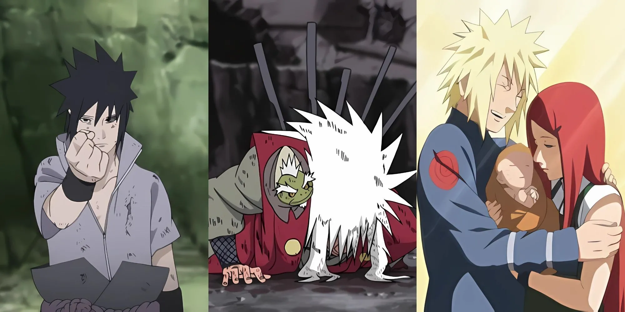 Naruto và các cảnh nổi bật minh họa genjutsu và chiến đấu trong series