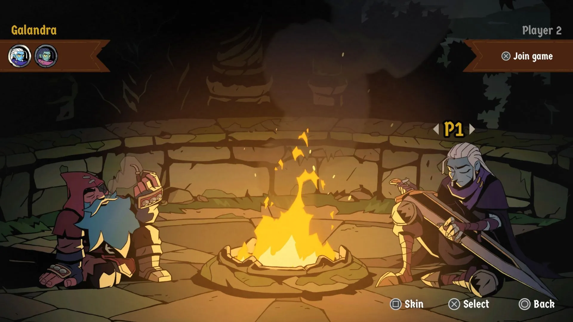 Nhân vật khởi đầu Karl và Galandra trong Absolum