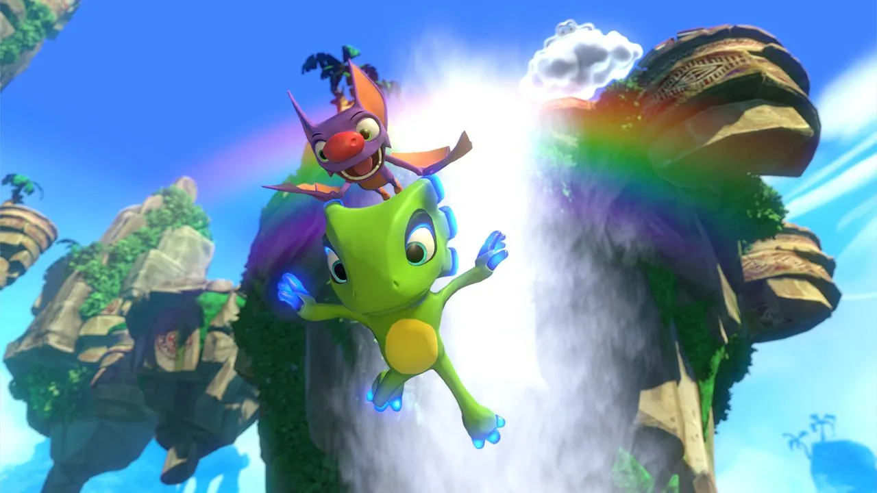 Phong cách platformer màu sắc của Yooka-Laylee