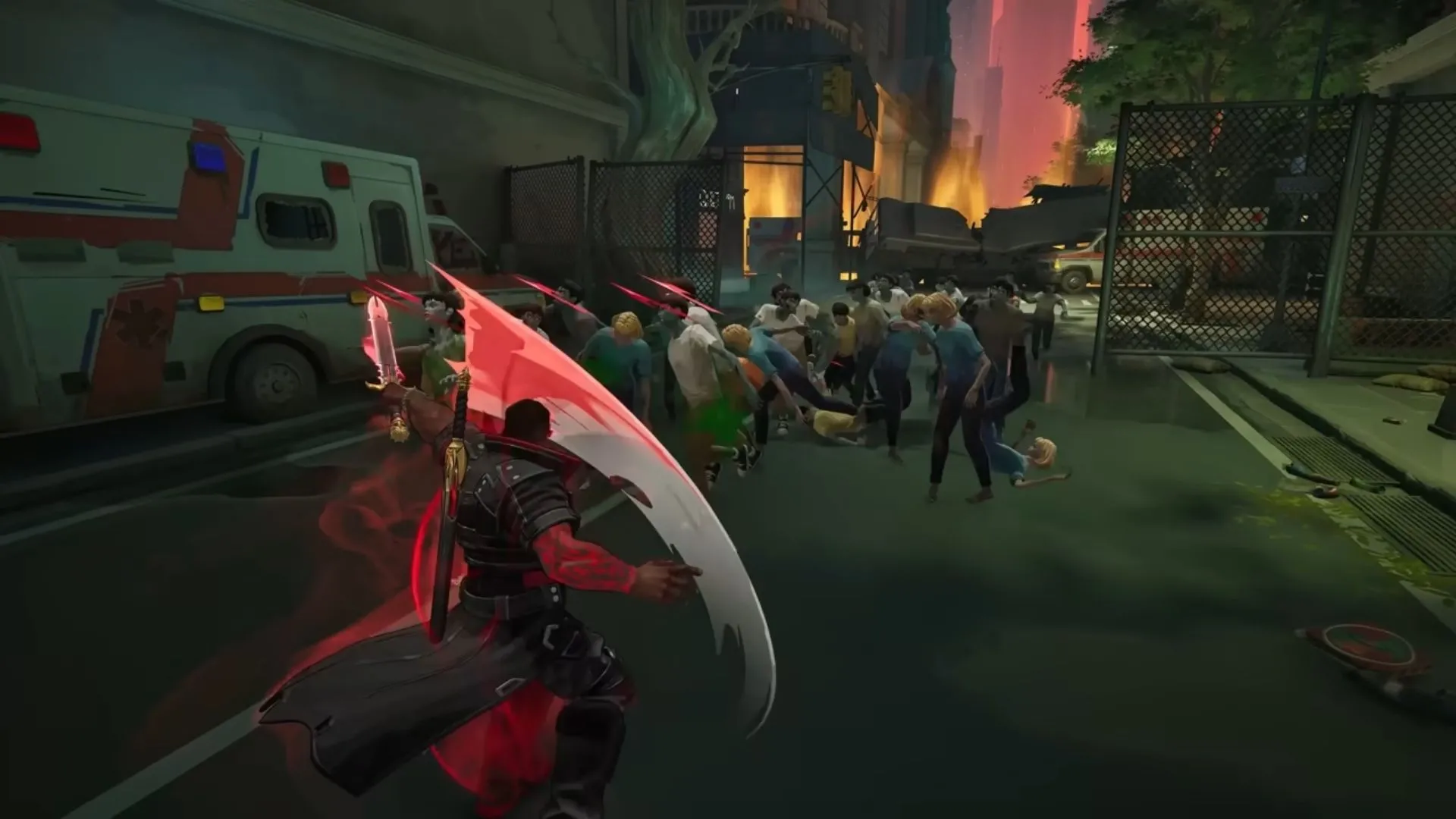 Poster chế độ Marvel Rivals Zombies: Thor, Blade, Magik chiến đấu với thây ma