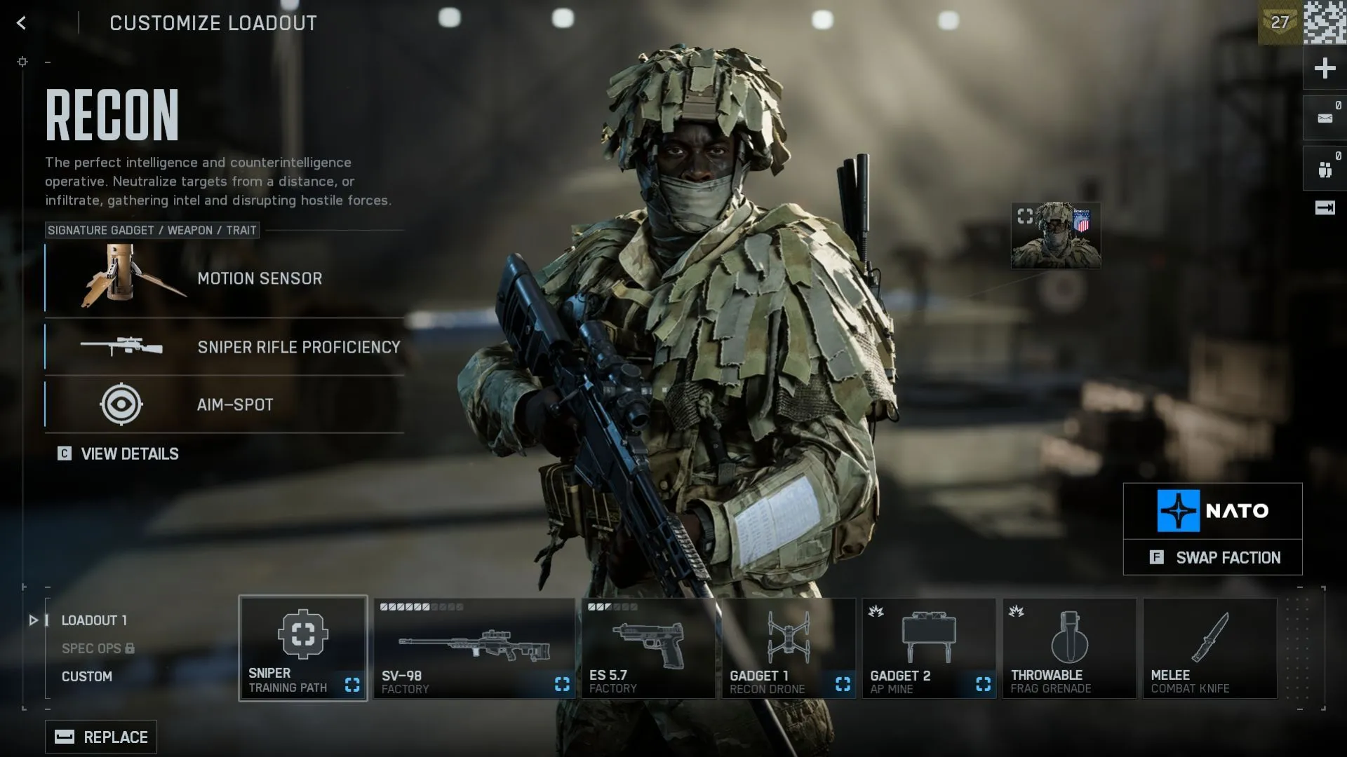 Recon Battlefield 6: ảnh sniper trên cao, phù hợp với vai trò trinh sát và hỗ trợ thông tin cho đồng đội