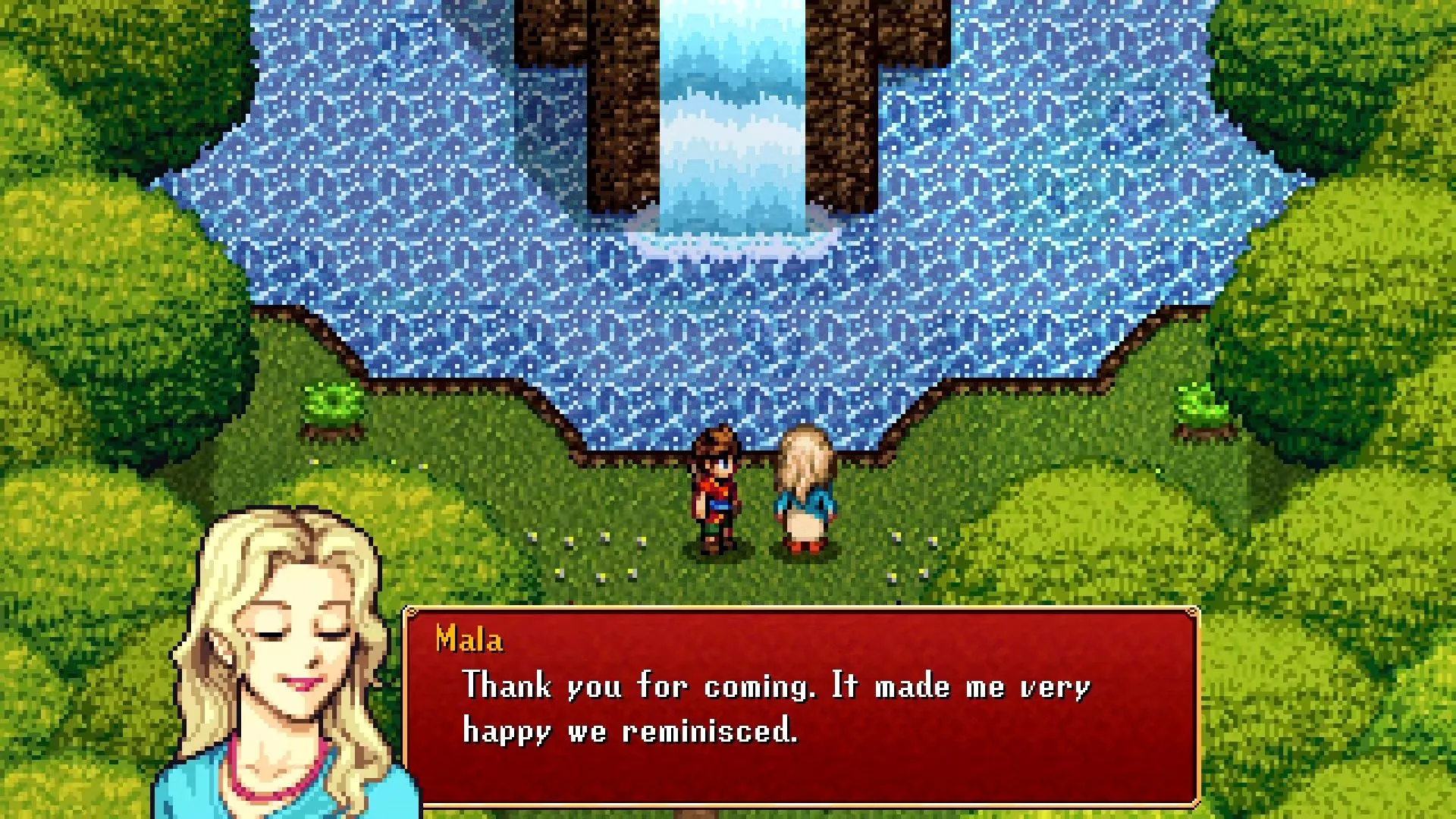 Rio và Mala đối thoại - mạch cảm xúc và tình bạn trong Shrine's Legacy