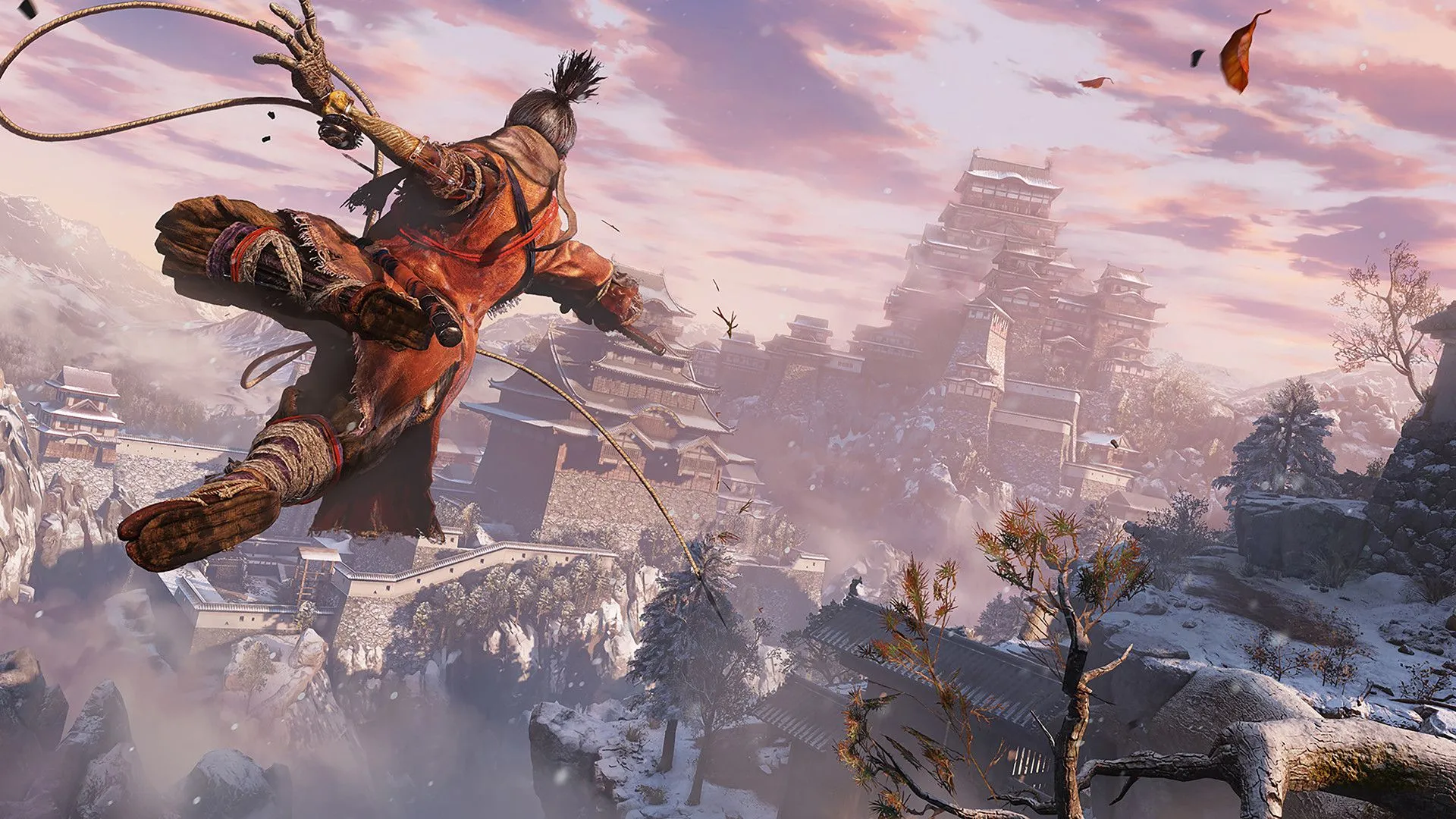 Sekiro trong pha giao tranh, biểu tượng của parry chính xác và phản xạ cao độ