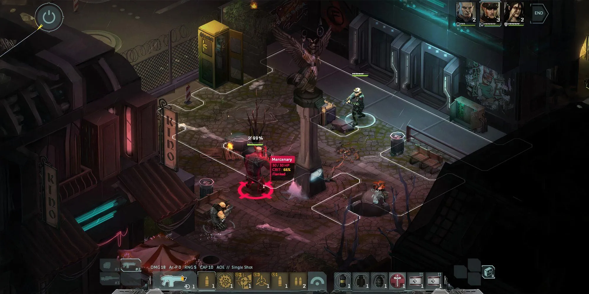 Shadowrun Dragonfall - combat tactical trong bối cảnh cyberpunk kết hợp yếu tố phép thuật và rồng