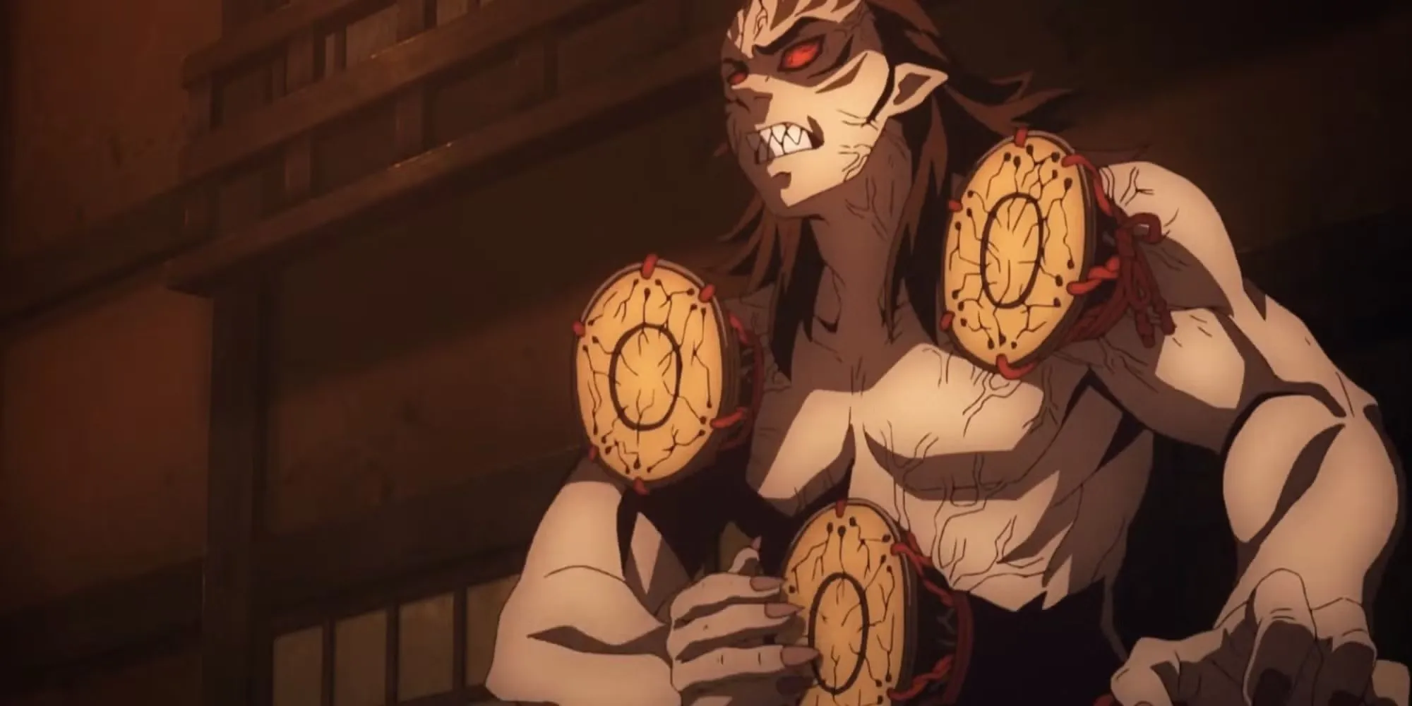 Tanjiro cúi chào Kyogai sau trận chiến, thể hiện sự tôn trọng khiến ranh giới đạo đức mơ hồ