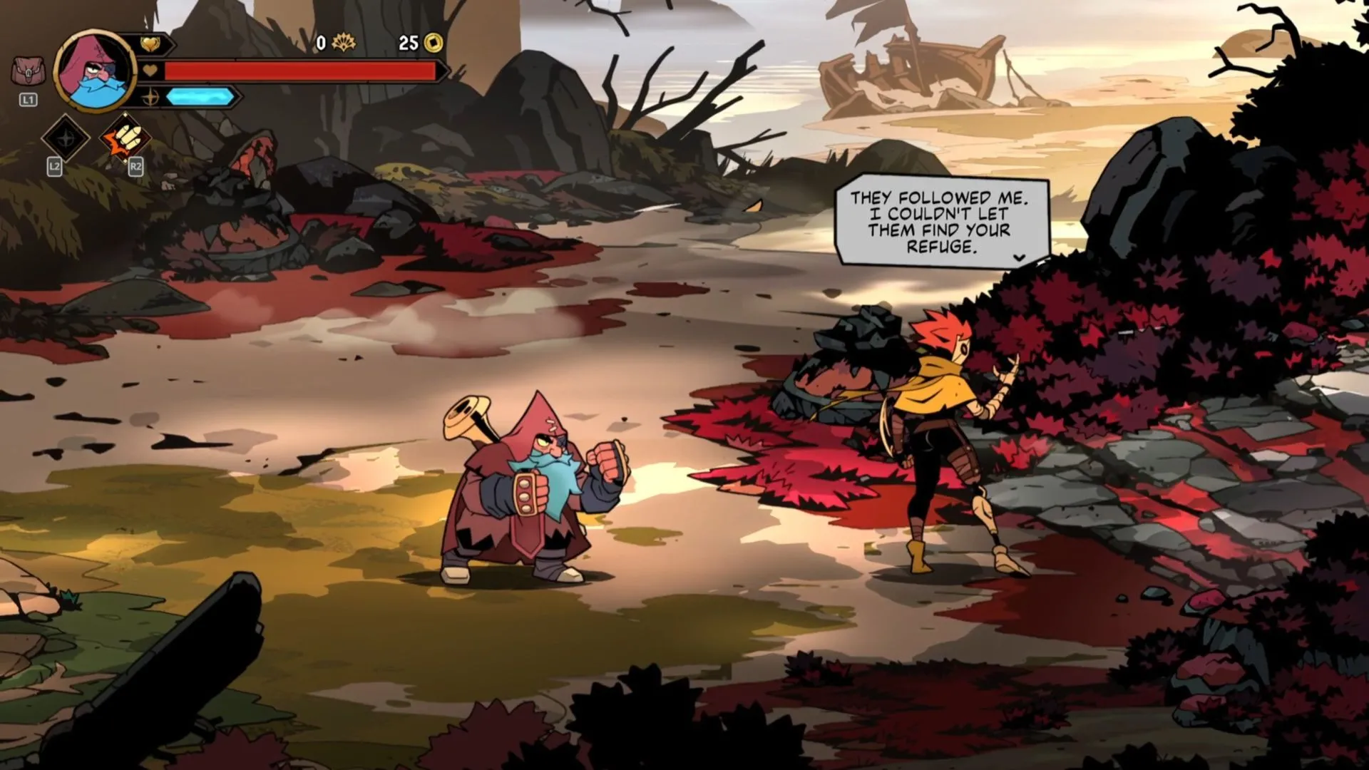 Tìm gặp Cider lần đầu tiên ở đường chính trong Absolum