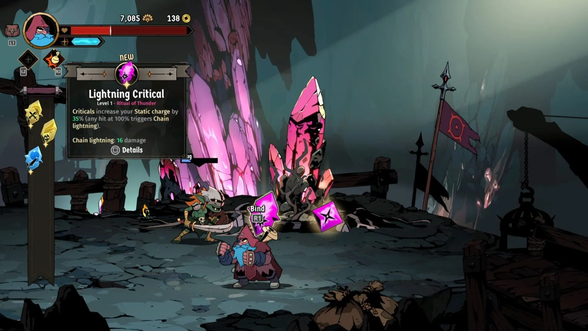 Tinh thể Ritual trong Absolum, ví dụ Ritual of Fire