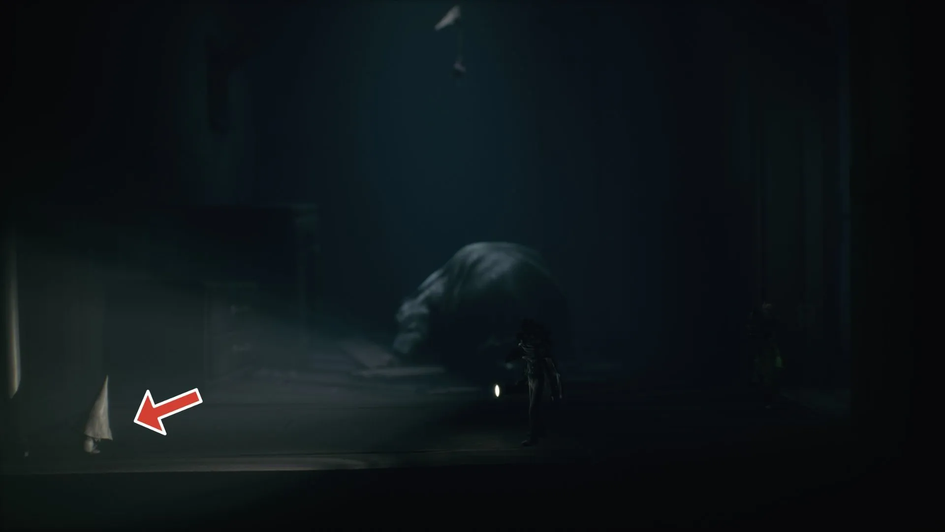 Vị trí Nome cuối cùng ở góc phòng gần piano Little Nightmares 3