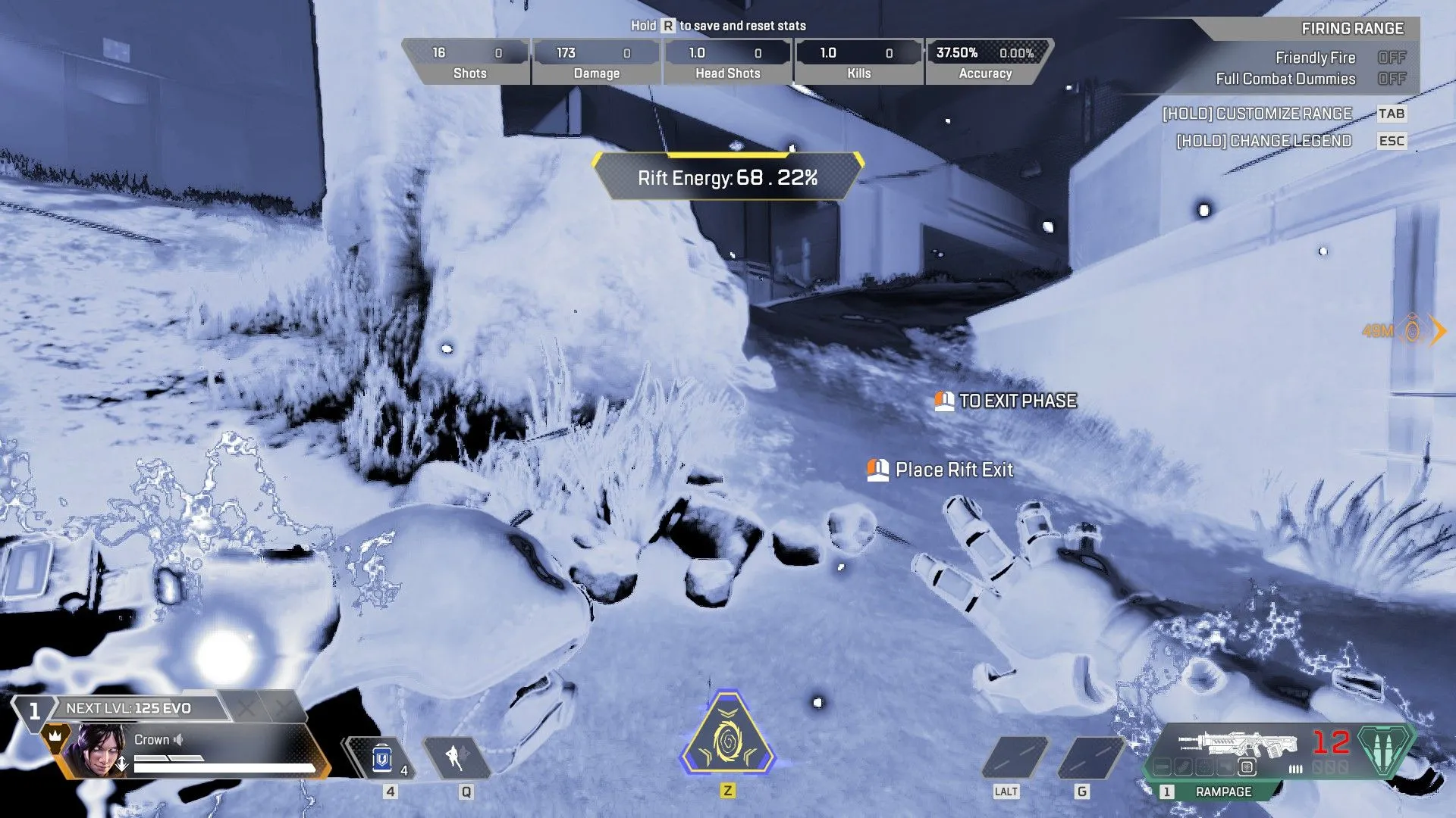 Wraith đặt Dimensional Rift để mở đường rút và tái bố trí đội hình