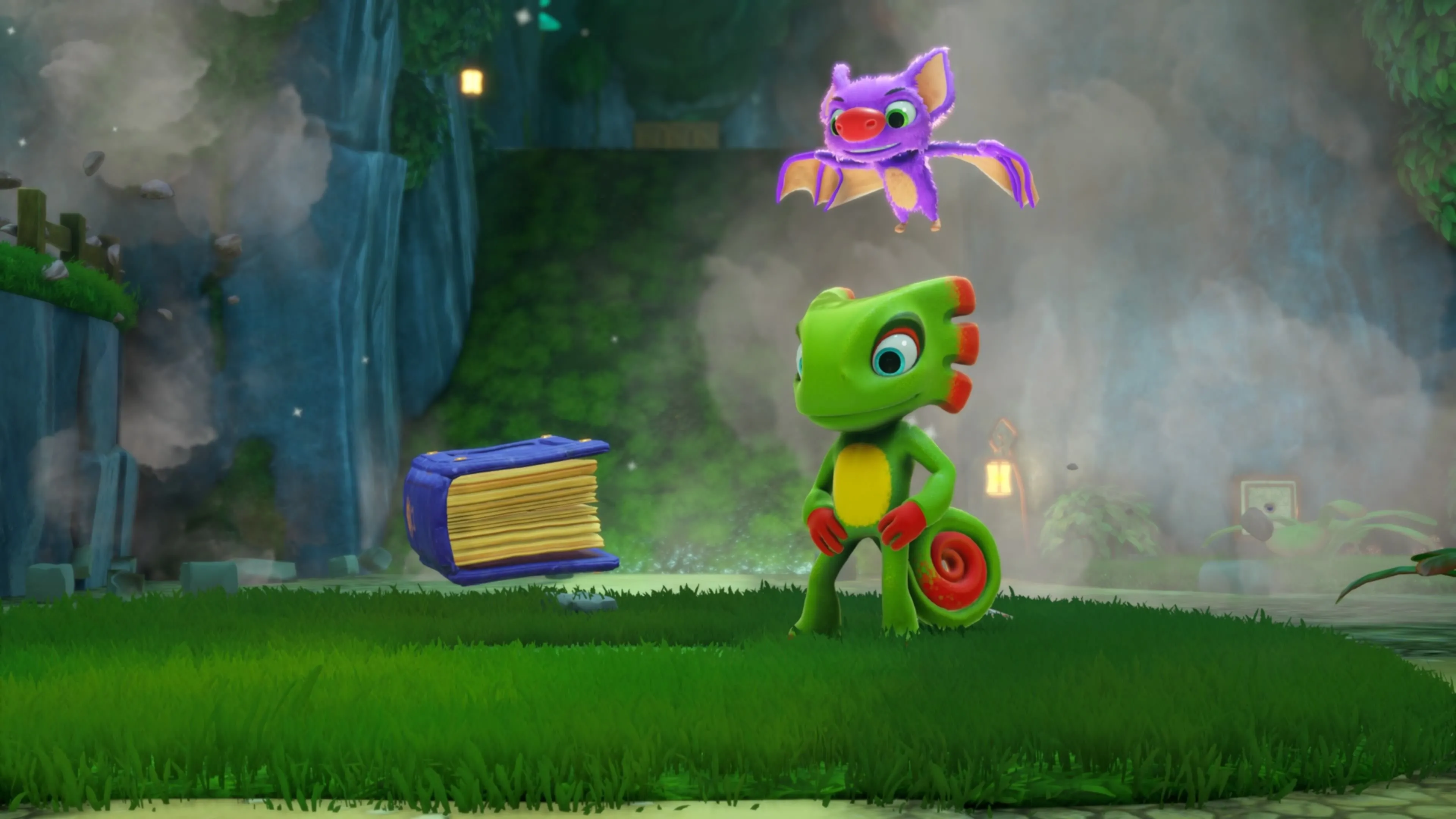 Yooka-Replaylee gameplay Yooka và Laylee trong thế giới đầy màu sắc